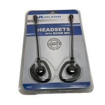 Midland AVP1 Headsets with Boom Mic For Midland GXT LXT and Base Camp Ra... - £16.98 GBP