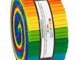 Jelly Roll Kona Cotton Solids Bright Rainbow Cotton Solids Precuts M525.26 - £23.49 GBP