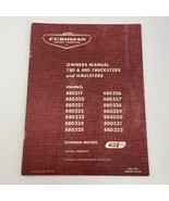 Cushman Owners Manual 780 880 Trucksters Haulsters Vintage OEM Original ... - £29.81 GBP