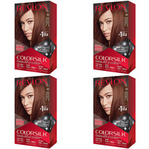 4-Revlon Colorsilk Beautiful Color Permanent Hair Color with 3D Gel Technology &amp; - £25.15 GBP