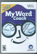  My Word Coach (Nintendo Wii, 2007 w/ Manual, Tested Works Great)  - £5.19 GBP