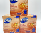 9 Bars Dial Silk &amp; Seaberry Gentle Cleansing Skin Care Bar Soaps Bs226 - £36.75 GBP