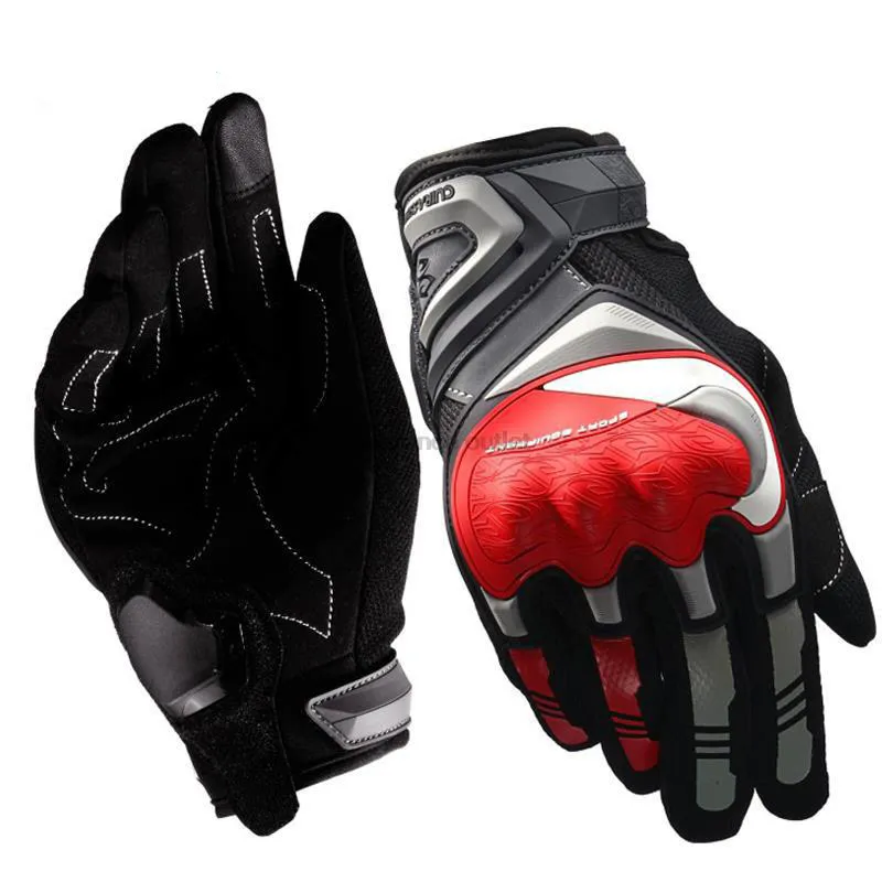 Motorcycle Gloves Breathable Moto Gloves Full Finger Protective Touch Screen - $14.34+