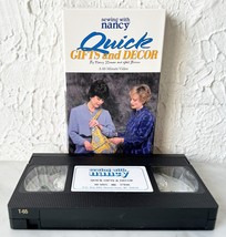 Sewing With Nancy Quick Gifts and Decor VHS Tape 1998 Nancy Zieman 60 Mi... - £7.41 GBP