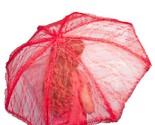 HMS Lace Parasol 43 Inch Diameter, Red, One Size - $24.99