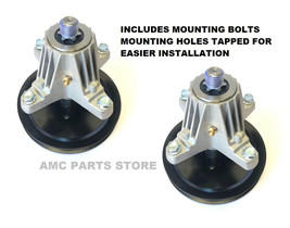 2 Spindles/Pulleys for MTD Cub Cadet 618-04636 918-04636 618-04865 756-04129 - £69.88 GBP