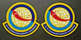 1980&#39;s Scott AFB USAF 375th Operations Support Squadron 2 Decal PB11 (3) - £7.85 GBP