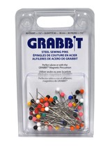 Grabbit Steel Sewing Pins Size 28 - 1 1/2in 80ct - £4.75 GBP