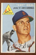 Vintage 1954 Baseball Card TOPPS #192 COT DEAL Pitcher St Louis Cardinals - £7.89 GBP