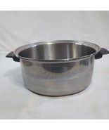 Princess Vintage Stainless Steel 5 quart Stock Pot 18-8 3 Ply Made in US... - £19.01 GBP