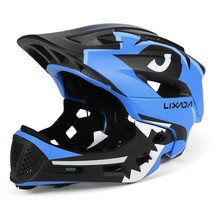 Lixada Kids Detachable Full Face Bike helmet Children&#39;s  Child Cycling mtb Motor - £104.04 GBP