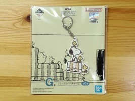 Ichiban Kuji Peanuts Happy And Relaxing Prize G Rubber Charm Woodstock Snoopy - £27.37 GBP