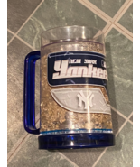 6&quot; New York Yankees Freezer Mug w/ Freezing Gel *Pre-Owned/Nice* g2 - $13.99
