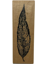 Thin Skinny Leaf Fall Autumn Rubber Stamp PSX G-1585 Vintage 1995 New - £8.39 GBP