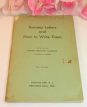 Vintage Handbook of Business Letters and How to Write Them 1958 Prentice-Hall - $11.99