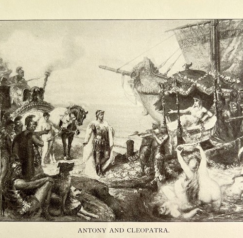 Antony And Cleopatra Victorian Print 1901 Woman History Ephemera DWP4C - $19.99
