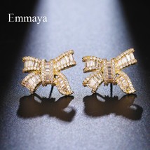 Emmaya New Fashion Bow Appearance Stud Earring For Women&amp;Girls Cute Ornament In  - £10.38 GBP