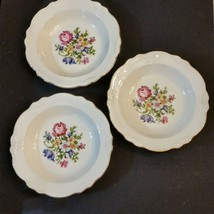 Homer Laughlin Coupe Soup Bowl LOT Petit Point Virginia Rose Cunningham Pickett - £29.58 GBP