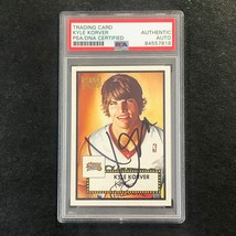 2005-06 Topps 1952 Style #24 Kyle Korver Signed Card AUTO PSA Slabbed 76ers - £63.26 GBP