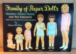 Vintage Paper Dolls The Queen Holden Collection 1985 Nostalgic Toy Retro Gift - £22.51 GBP