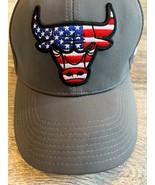 Chicago Bulls NBA Stretch Fit Hat USA Flag Gray OSFM Ultra Game Basketball - €14,86 EUR