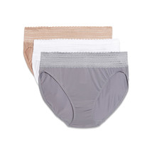 WARNERS BLISSFUL BENEFITS HI-CUT PANTIES 3 PACK WR5109 062 - $16.44 CAD