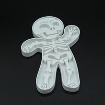 Waving Skeleton Gingerbread Cookie, Fondant, Playdough Cutter - $3.00