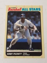 Kirby Puckett Minnesota Twins 1989 Fleer Baseball All Stars Card #32 - £0.76 GBP