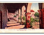 Veranda of Mission San Juan Capistrano California CA UNP UDB Postcard H25 - £2.33 GBP