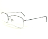 Marchon Eyeglasses Frames FLEXON 606 LT GUNMETAL Shiny Silver Half Rim 5... - £74.56 GBP