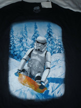 Lucasfilm Star Wars Winter Snow Snowboarding Storm-trooper Ski Tee-Shirt Men - £22.92 GBP