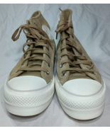 Converse All Star Lift Cozy Utility Women&#39;s Suede Platform Sneakers Size 9 - £42.23 GBP