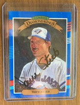 Donruss Dave Stieb Auto #1 Blue Jays Autograph Baseball Trading Card - £15.72 GBP