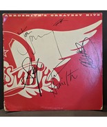 Aerosmith signed lp Greatest Hits, 5 members,  Original, Vintage, Great ... - $165.01