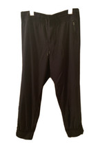 DANSKIN Adult Black Athletic Jogger Track Pants Side Pockets Size XL - $41.58