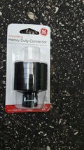 Heavy Duty Grounded with Metal Clamp Connector - Black Globe Electric - £7.46 GBP