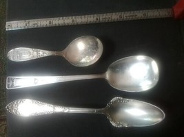 WM Rogers Baby Spoon Birth Record ~ W.R.Antique 6&quot; Spoon ~ R.Wallace Sug... - $12.82