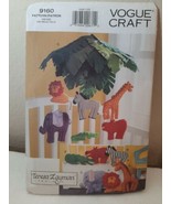 Vogue Craft 9160 -Teresa Layman Designs ~ Jungle Animal Pillows &amp; Crib M... - £7.78 GBP