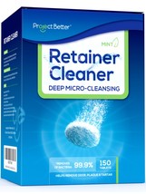 Retainer Cleaner Tablets for Dental Appliances and Night Mouth Guard Den... - £31.63 GBP