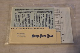 HO Scale Walthers, Nickel Plate Road Passenger Car Decal Set Blue #72800 - $15.00
