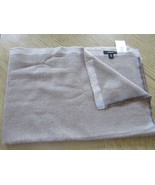 Alfani Tan Men&#39;s Scarf New Tags One Size Tan Herringbone Short Fringe Wide - €5,89 EUR