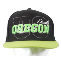 UO University of Oregon Ducks NCAA Black/Green Top of the World Strapback Hat Ca - £4.92 GBP