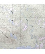 Map Trout Mountain Maine 1988 Topographic Geo Survey 1:24000 27 x 22&quot; TOPO5 - $44.99