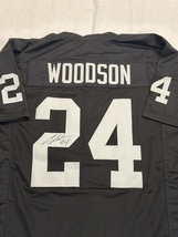 Charles Woodson Signed Oakland Raiders Football Jersey COA - £155.67 GBP