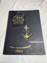 KEEL Yearbook United States Naval Training Center Great Lakes 1963 Co 127 KG JD - £27.37 GBP