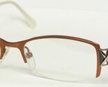 St.Moritz by AMA 4731-004 ORANGE-BROWN /SILVER EYEGLASSES TITANIUM 53-18... - $76.82