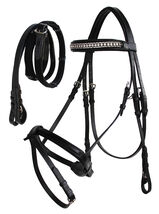 Horse English Brown All-Purpose Trail Leather Bridle Reins 805EB07 - $76.82 CAD+