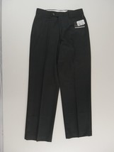 Geoffrey Beene Mens Charcoal Dress Casual Slacks Trousers Size 30 X 30 New - $38.24