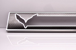 2014-2017 C7 Corvette  - Carbon/Fiberglass Door Sill Overlays With Stainless - £169.64 GBP