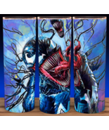 Venom Comic Book Super Villain Watercolor Cup Mug Tumbler 20oz - £15.65 GBP
